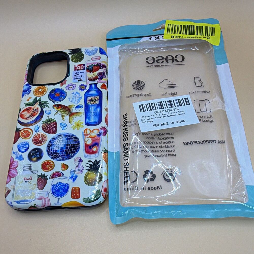 iPhone 13 Pro Max Glossy Patterned Multicolor Hard Back Case